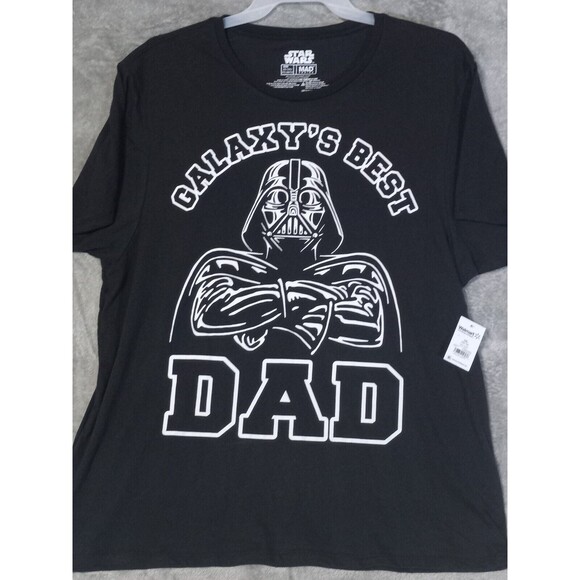 Star Wars Galaxy's Best Dad Darth Vader Mens Tshirt US Size 3XL - Picture 1 of 4